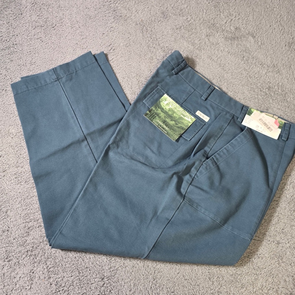 Daniel Cremieux‎ Mens 38x29 James Pant Blue Cotton Straight Leg Utility Trousers